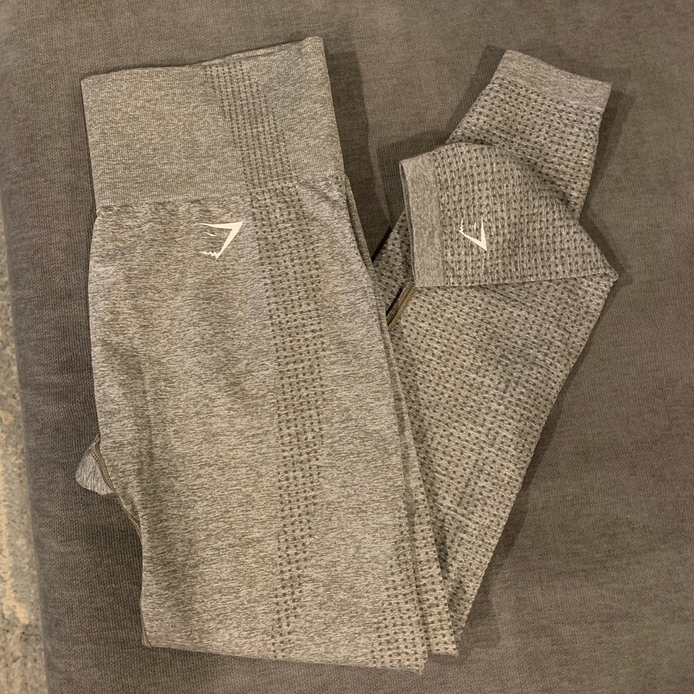 Gymshark Khaki Marl Vital collection leggings